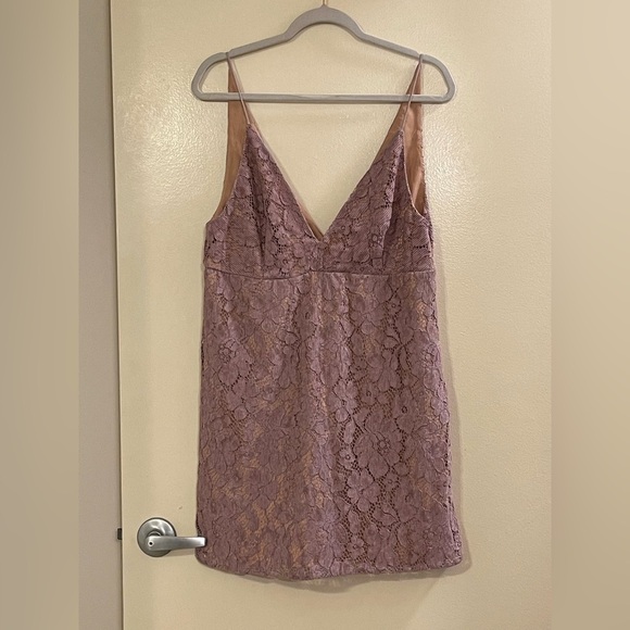FREE PEOPLE Night Shimmers Velvet Mini Dress in Purple - Picture 4 of 10